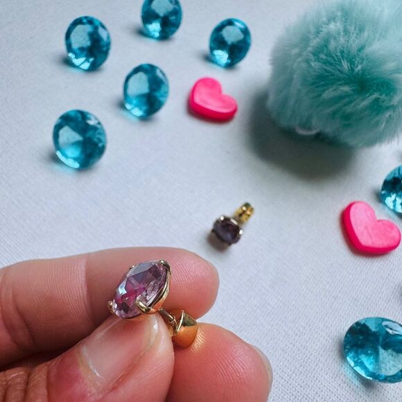 Kate Spade Bright Ideas in Berry Cubic Zirconia Earrings - Picture 9 of 9